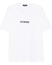 Comme des Garçons - Homme Logo-Print T-Shirt - Lyst