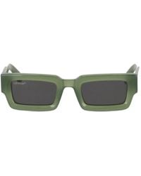 Off-White c/o Virgil Abloh - Gafas de sol con montura rectangular - Lyst