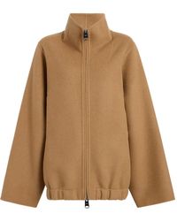 KHAITE - Wide-sleeve Zip-front Jacket - Lyst