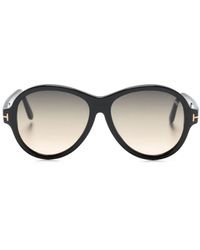 Tom Ford - Camryn ラウンドフレーム サングラス - Lyst