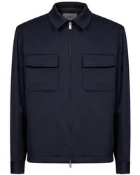 Lardini - Zip-Up Flap-Pocket Jacket - Lyst