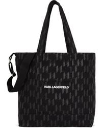 Karl Lagerfeld - Borsa Tote K/Monogram Grande - Lyst
