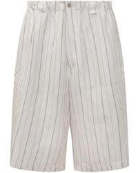 Willy Chavarria - Toluca Striped-Pattern Shorts - Lyst