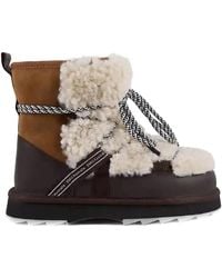 EMU - Blurred Teddy-Texture Boots - Lyst