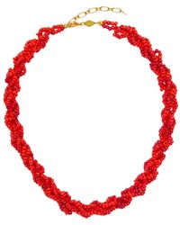 Anni Lu - Scarlet Wave Halskette Mit Perlen - Lyst