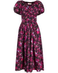 Ulla Johnson - Cecile Kleid Mit Blumen-Print - Lyst