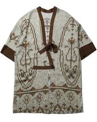 YANGKEHAN - Silk Coat - Lyst