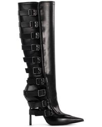 Le Silla - 120Mm Buckle Detail Boots - Lyst