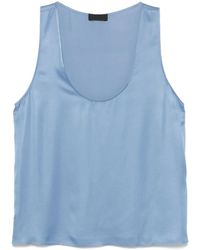 Liu Jo - Satin Tank Top - Lyst