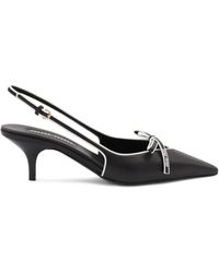 Miu Miu - Escarpins En Cuir À Bride Arrière 55 Mm - Lyst