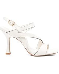 Bruno Premi - Margot Strappy Leather Sandals - Lyst