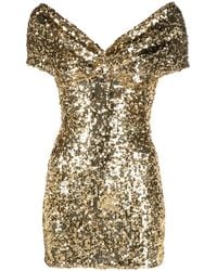 Atu Body Couture - Off-Shoulder Sequinned Minidress - Lyst