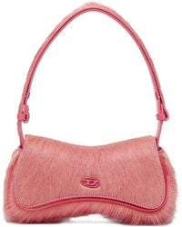 DIESEL - Play Leather Clutch - Lyst