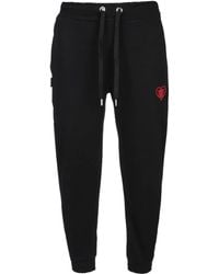 FAMILY FIRST - Pantalon De Jogging À Cœur Brodé - Lyst