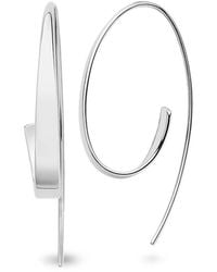 Skagen - Kariana Sculptural Hoop Earrings - Lyst