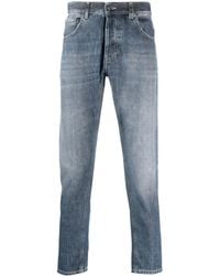 Dondup - Mid-Rise Tapered Jeans - Lyst