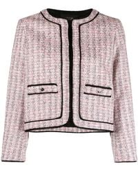 Maje - Cropped Tweed Jacket - Lyst