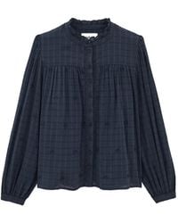 Ba&sh - Bestickte Melody Bluse Mit Rüschen - Lyst