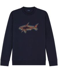 Paul & Shark - Logo-Print Sweater - Lyst
