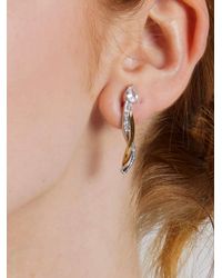Guess - Crystal-Embellished Twisted Earrings - Lyst