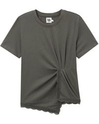 B+ AB - Lace-Detail T-Shirt - Lyst