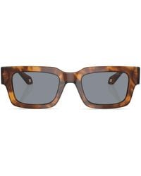 Giorgio Armani - Rectangle-Frame Tinted-Lenses Sunglasses - Lyst