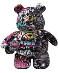 Sprayground - Graffiti-Print Bear-Shape Backpack - Lyst