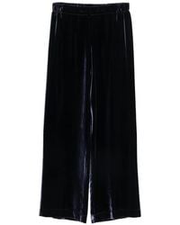 Whyci - Velvet Elasticated Pyjama Trousers - Lyst