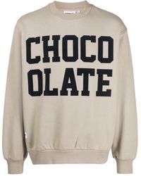 Chocoolate - Katoenen Sweater Met Logoprint - Lyst