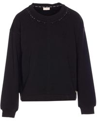 Liu Jo - Pullover Mit Rundhalsausschnitt - Lyst