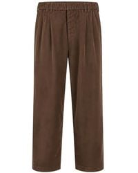 Brunello Cucinelli - Pleated Elasticated-Waist Trousers - Lyst