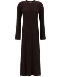 Herno - Geribbelde Midi-Jurk - Lyst