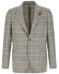 Lardini - Kariertes Sakko - Lyst