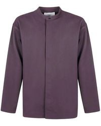 Studio Nicholson - Karst Grandad Collar Shirt - Lyst