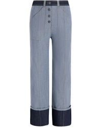 Cinq À Sept - Benji Jeans Met Knoopsluiting - Lyst
