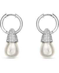 Elle Macpherson - Pearl Sterling Earrings - Lyst