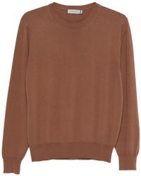 Canali - Crew-Neck Long-Sleeve Sweater - Lyst