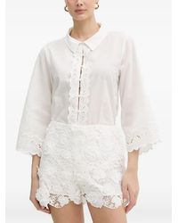 Bardot - Camicia Aleria Con Orlo A Smerlo - Lyst