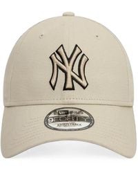 KTZ - 9Forty New York Yankees Logo-Embroidered Baseball Cap - Lyst