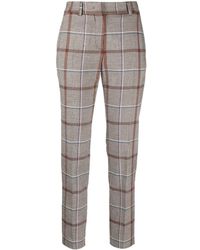 PS by Paul Smith - Plaid Check-print Straight-leg Trousers - Lyst