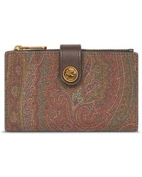 Etro - Cartera Con Motivo De Cachemira En Jacquard - Lyst