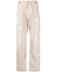 1017 ALYX 9SM - Destroyed Canvas Ripped Carpenter Trousers - Lyst