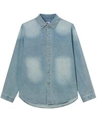 B+ AB - Camisa Vaquera Con Detalles De Cristal - Lyst