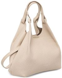 Gianni Chiarini - Medium Dua Grained Leather Shoulder Bag - Lyst