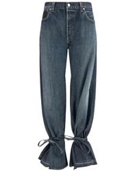 E.L.V. Denim - Ridley Tie-Detail Jeans - Lyst