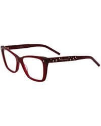 Carolina Herrera - Crystal-Embellished Rectangle-Frame Glasses - Lyst