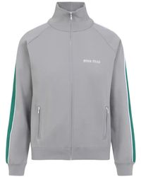 Miu Miu - Logo Nylon Cardigan - Lyst