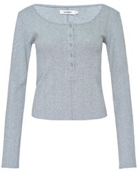GLOWNY - Long-Sleeve Polo Top - Lyst