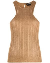 Tom Ford - Metallic Sleeveless Top - Lyst