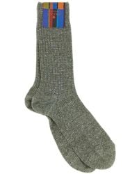 Gallo - Melange Ribbed Socks - Lyst
